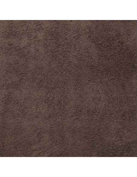 Tissu sherpa - Terre
