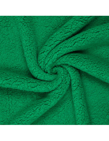 Tissu sherpa - Vert