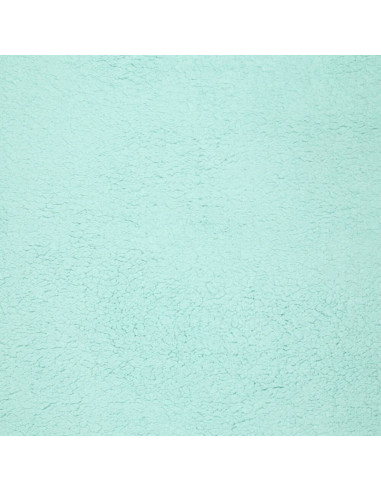 Tissu sherpa - Bleu glacier