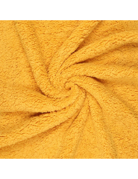 Tissu sherpa - Jaune