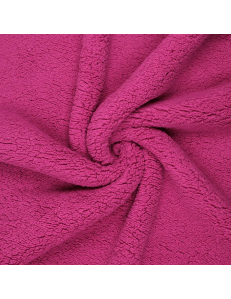 Tissu sherpa - Fuchsia