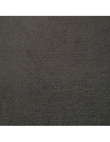 Tissu sherpa - Gris anthracite