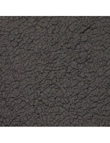 Tissu sherpa - Gris anthracite