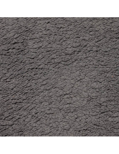 Tissu sherpa - Gris foncé