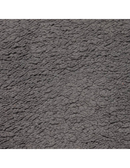 Tissu sherpa - Gris foncé