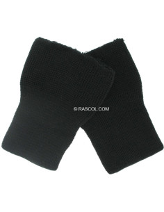 Lot de 2 poignets tricotés - Noir