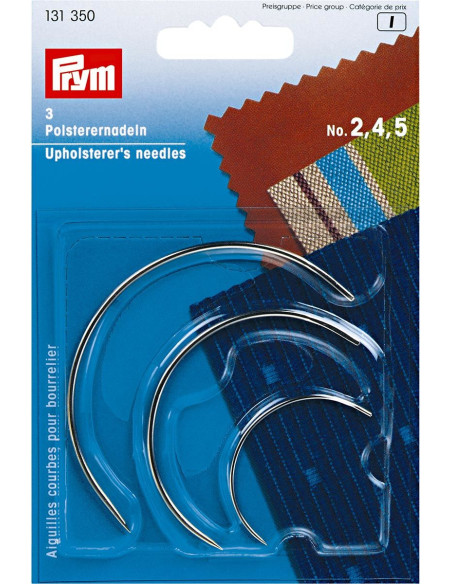 Aiguilles courbes pour bourrelier