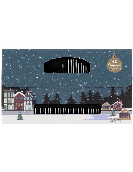 Carnet de 40 aiguilles Bohin - Féérie de Noël
