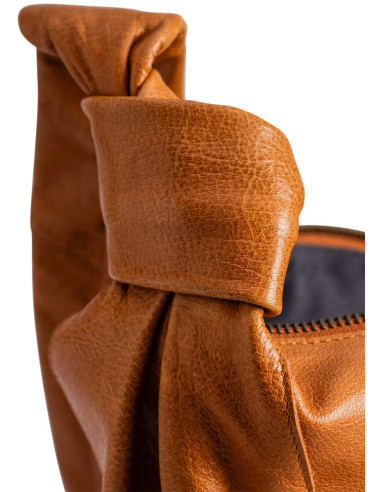 Sac à main zippé Muud Fate - Whisky
