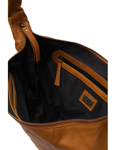 Sac à main zippé Muud Fate - Whisky