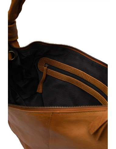 Sac à main zippé Muud Fate - Whisky