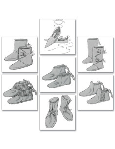Patron de chaussures historique - Butterick 5233