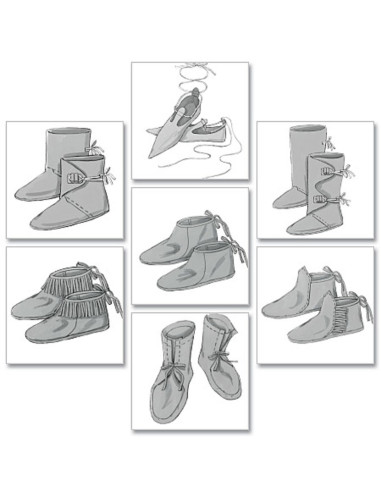 Patron de chaussures historique - Butterick 5233