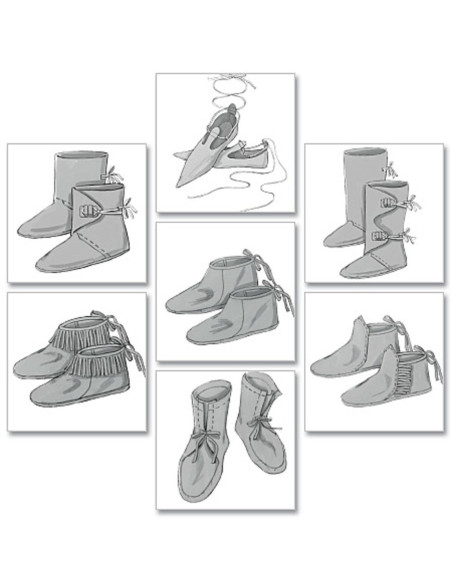 Patron de chaussures historique - Butterick 5233