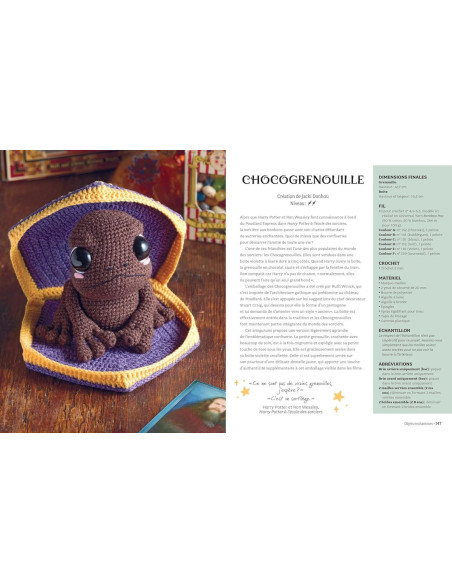 Livre Harry Potter la magie du crochet amigurumi