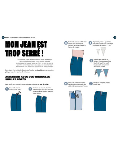 Livre coudre le jean