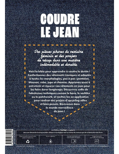 Livre coudre le jean