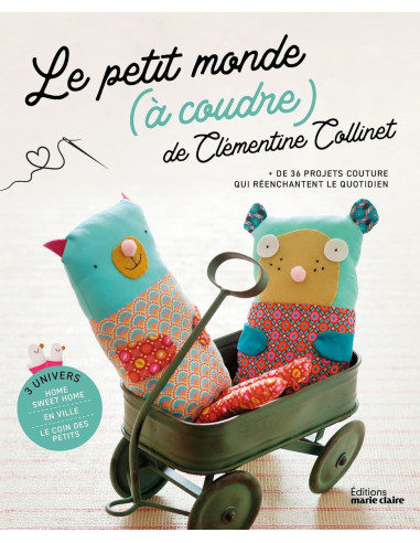 Livre le petit monde à coudre de Clémentine Collinet