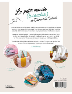 Livre le petit monde à coudre de Clémentine Collinet 2