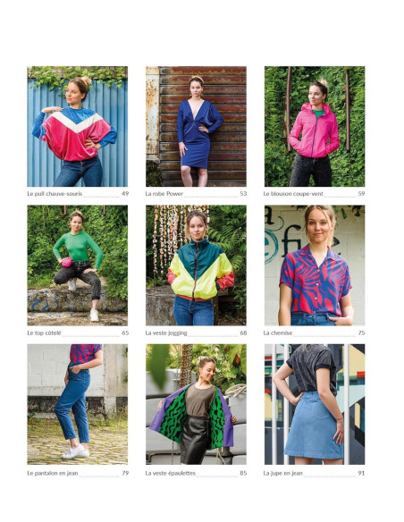 Livre mon petit atelier couture inspiration années 80
