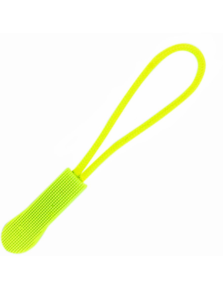 Cordon de tirage pour tirette de fermeture - Jaune fluo