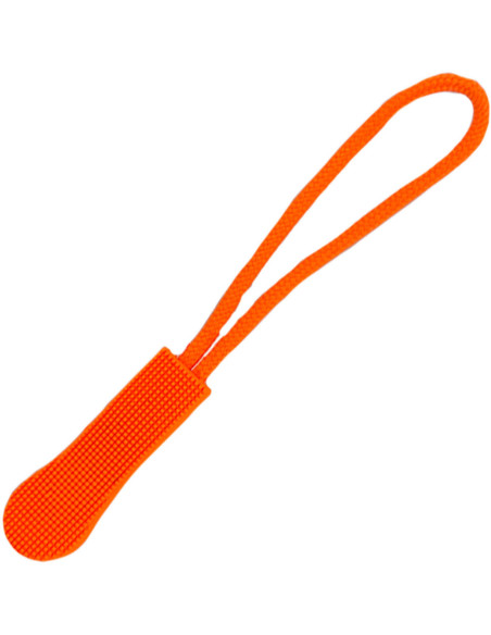 Cordon de tirage pour tirette de fermeture - Orange fluo