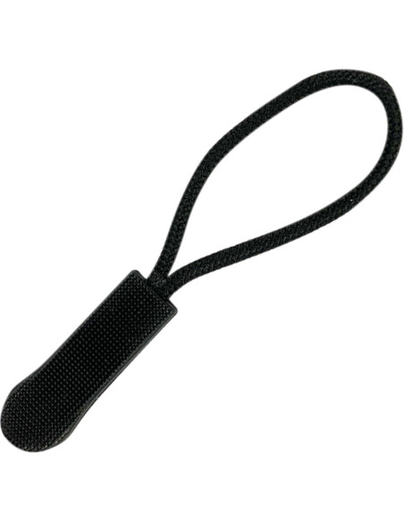 Cordon de tirage pour tirette de fermeture - Noir