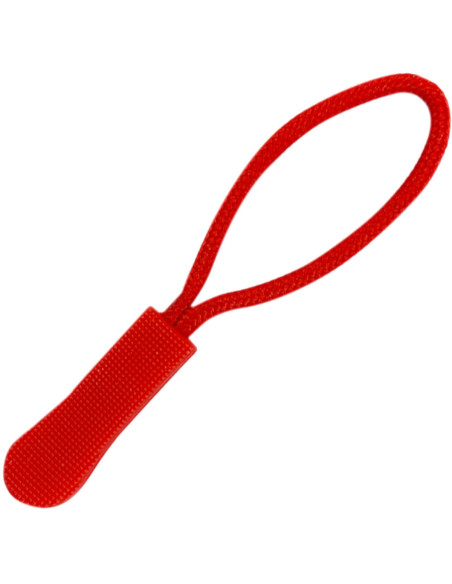 Cordon de tirage pour tirette de fermeture - Rouge