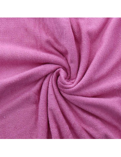 Tissu micro éponge viscose - Bonbon