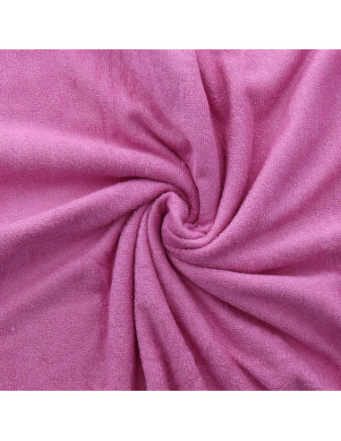 Tissu micro éponge viscose - Bonbon