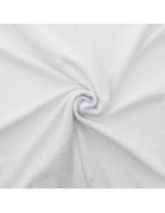 Tissu sweat polaire alpine - Blanc 2