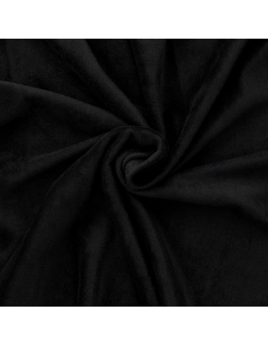 Tissu sweat polaire alpine - Noir