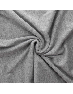 Tissu sweat polaire alpine - Gris clair chiné 2