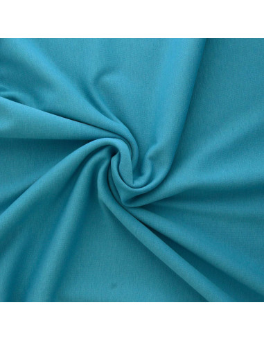 Tissu sweat polaire alpine - Bleu turquoise
