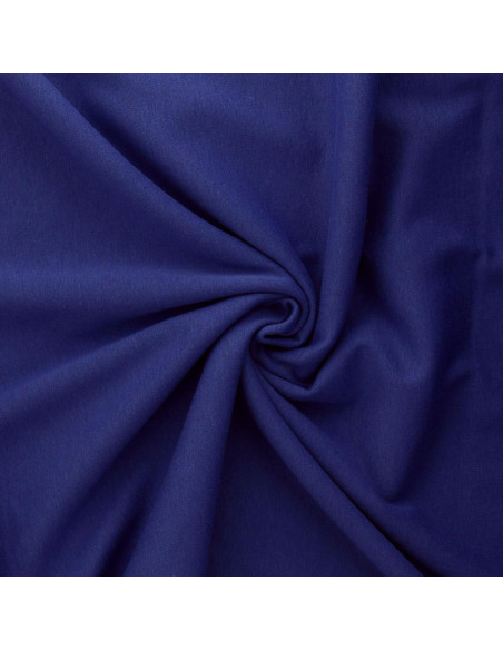 Tissu sweat polaire alpine - Bleu indigo