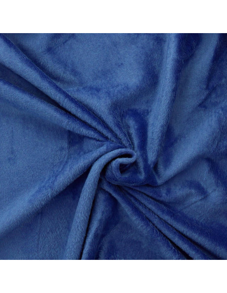 Tissu sweat polaire alpine - Bleu indigo