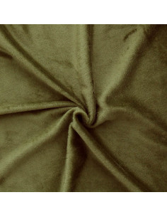 Tissu sweat polaire alpine - Vert mousse 2
