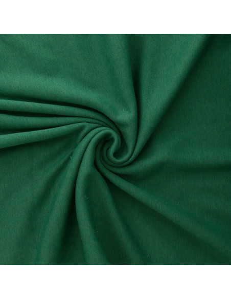 Tissu sweat polaire alpine - Vert foncé