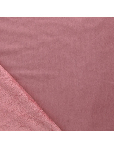 Tissu sweat polaire alpine - Bubblegum