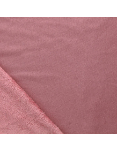 Tissu sweat polaire alpine - Bubblegum