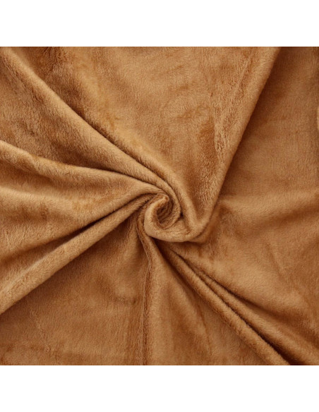 Tissu sweat polaire alpine - Ocre