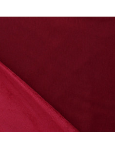 Tissu sweat polaire alpine - Bordeaux
