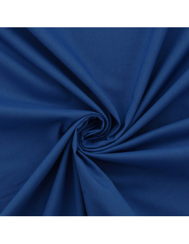 Tissu voile de coton - Bleu