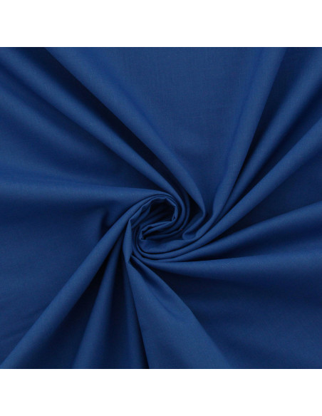 Tissu voile de coton - Bleu