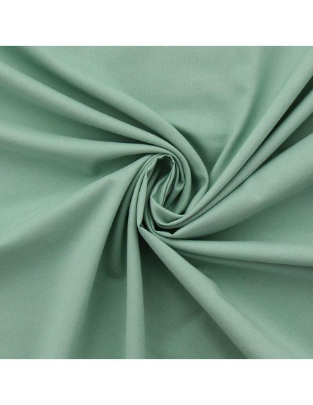 Tissu voile de coton - Vert de gris