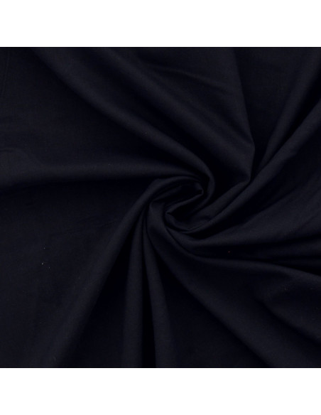 Tissu voile de coton - Bleu marine