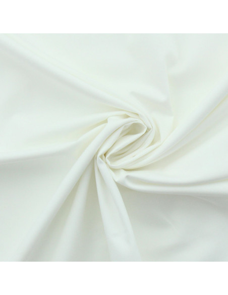 Tissu popeline de coton - Écru