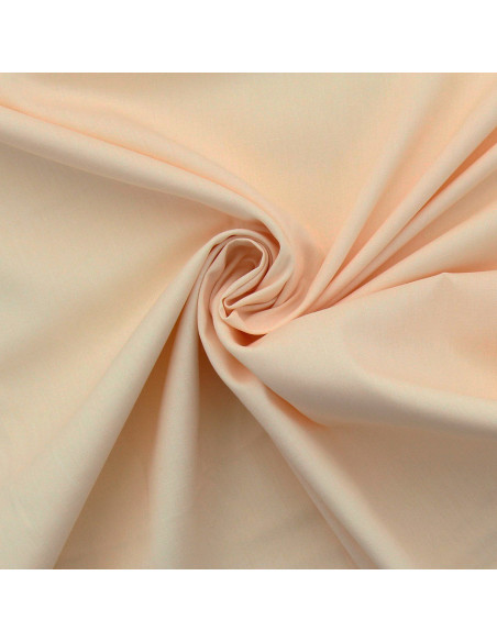Tissu popeline de coton - Champagne