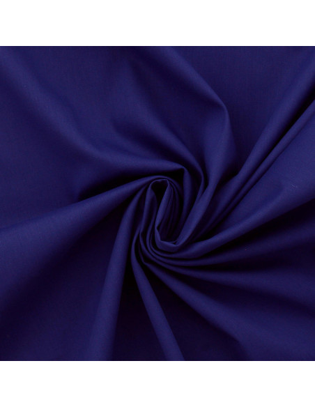 Tissu popeline de coton - Indigo