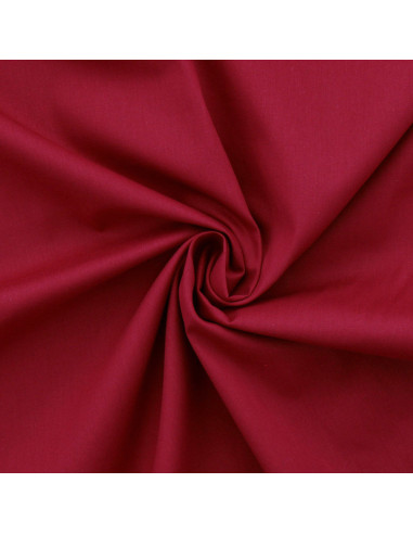 Tissu popeline de coton - Framboise